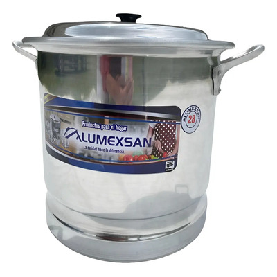Olla Vaporera Para 20 Litros, Aluminio #30 | Envío gratis