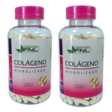 Colageno Hidrolizado 500 Capsulas, 2 Frascos, Para 8 Meses