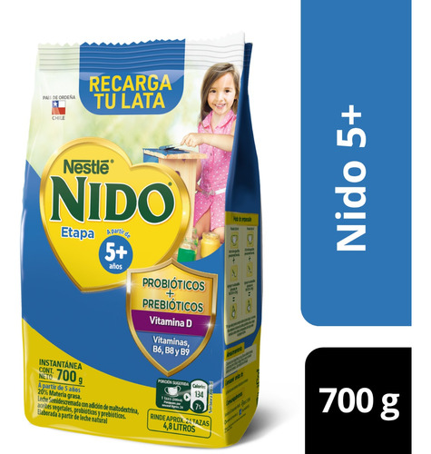 Leche En Polvo Nido® Etapa 5+ 700g