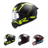 Jm Casco Ls2 Ff 805 Thunder 100% Carbono Sputnik Supra 