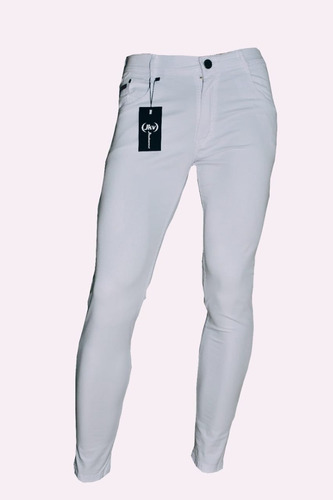 Pantalón Blanco De Jeans Hombre