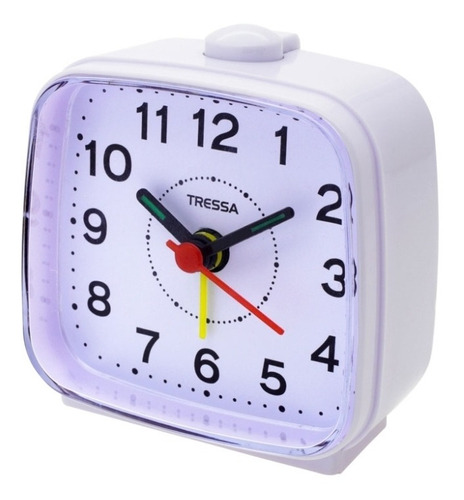 Reloj De Mesa   Analógico Tressa Dd951  Color Blanco 