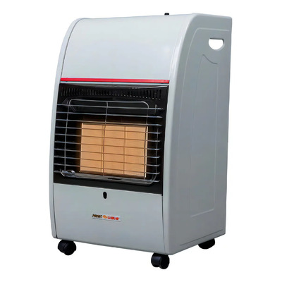 Calefactor Portatil Gas Lp 3 Radiantes Blanco Heat Wave | Meses sin interés