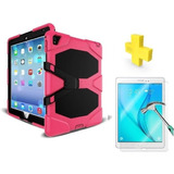 Kit Funda Uso Rudo Y Cristal Templado Para iPad Mini 4