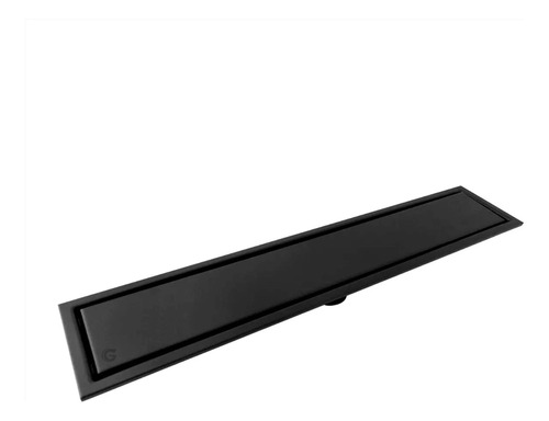 Rejilla De Piso Negra Invisible 40cm X 10cm