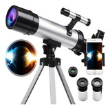 Telescopio Astronómico Zoom De 90x F36050l Color Blanco