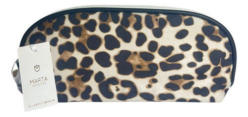 Neceser Porta Cosmeticos Animal Print Gamuza Marta Roggiero