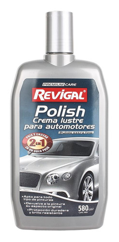 Polish 2 En 1 ,brillo Y Ptoteccion, Moto,auto,revigal 580ml