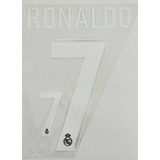 Nombre Y Numero Real Madrid 17-18 Ronaldo Visita