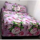 Colcha Estampada Box Cama Casal Micropercal Cobre Leito