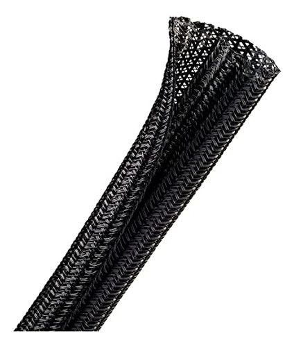 Fundas Trenzadas Divididas F6 1/2puLG | 100' Total | Negro