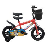 Bicicleta Infantil De 12 Pulgadas Con Ruedas Auxiliares