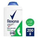 Pack Desodorante P/pies Efficient 200g X12 Un. - Dh Tienda