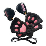 Guantes Garrita Gato Orejas Gato Kawaii Gatito