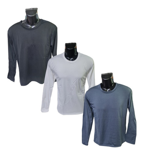 Pack 3 Camisetas Hombre Polar Bambú