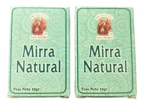 Jabones Naturales De Mirra 2 Unidades 20 Grs