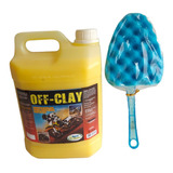Kit Off Clay E Esponja Macia Com Cabo P/ Lavar Detail