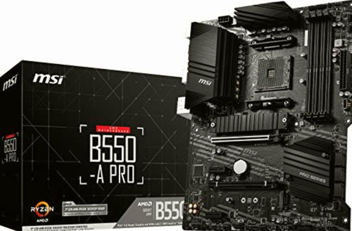 Msi B550-a Pro Proseries Motherboard (amd Am4, Ddr4, Pcie