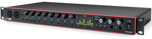 Interface Audio Usb Focusrite Scarlett 18i20 - 3ra Gen Color Negro 100v/240v