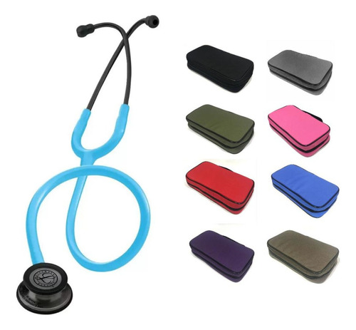 Fonendo Littmann Turquesa Vastago Fucsia + Estuche