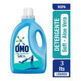 Detergente Liquido Omo Con Soft Aloe Vera 3 Litros