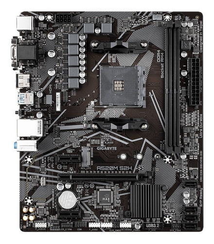 Tarjeta Madre Gigabyte A520m-s2h Am4 Micro-atx