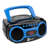 Sport Portable Stereo Cd Boombox Cd-518 Blue Sport Cd Player