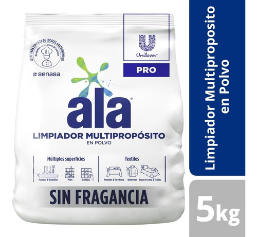 Jabon Ala Limp. Multiproposito En Polvo -sin Fragancia -5 Kg