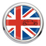 Emblema Bandera Inglaterra Black Para Mini Cooper