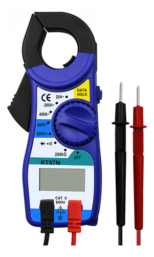 Multímetro Con Pinza Kt87n, Pinza Amperimétrica Digital Port