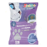 Piedras Sanitarias Gatos Zootec X 24 Kg Bentonita Lavanda 