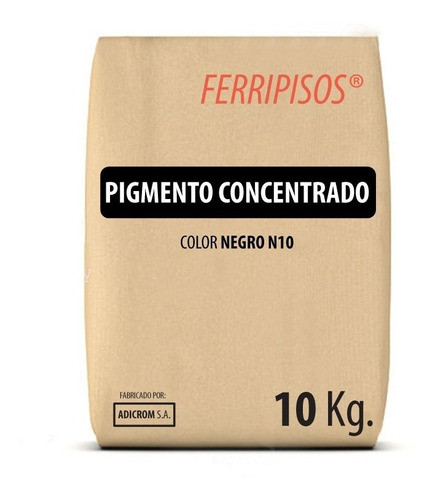 Pigmento Concentrado Negro X 10 Kg