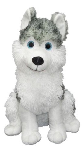 Peluche Perro Siberiano Sentado 70cm Phi Phi Toys