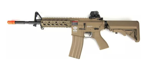 Marcadora Airsoft G&g Cm16 Raider Long Desert Eléctrica 6mm