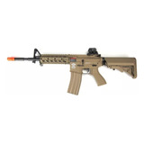 Marcadora Airsoft G&g Cm16 Raider Long Desert Eléctrica 6mm