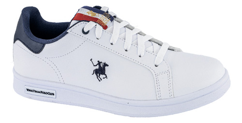 Tenis Polo Club Estilo Urbano Para Dama Blanco