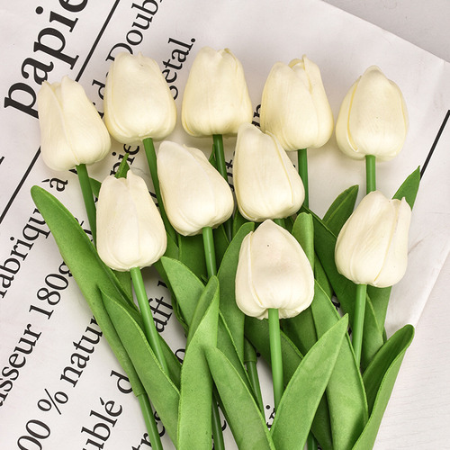 10 X Tulipanes Falsos Real Touch Flores Artificiales