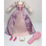 Barbie Vestido Rapunzel Con Cepillo Musical 2002 