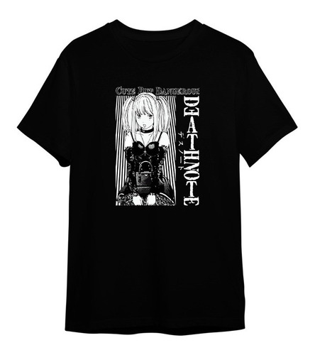 Camiseta Camisa Death Note Misa Amane Série De Anime 990