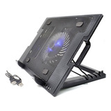 Base Ventilador Led Para Laptop,notebook, Ángulo Ajustable