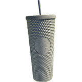 Vaso Starbucks Tapa Popote Tumbler Doble Pared Color Negro