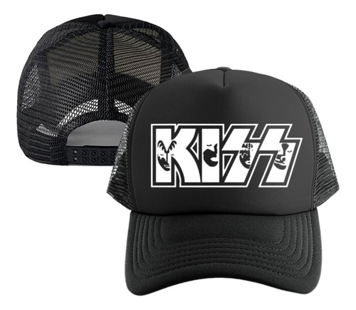 Gorra Kiss Rock Logo Cachucha Malla