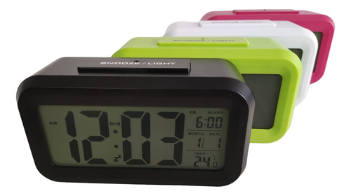 Reloj Despertador Digital Inteligente Temperatura Alarma Led