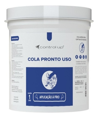 Cola Pega Mata Rato Fria Captura De Roedores - 1 Kg 