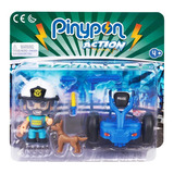 Muñeco Pinypon Action Police Seqway