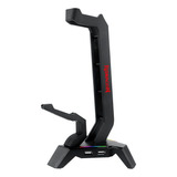 Suporte Para Headset Redragon Ha311 Scepter Elite Rgb Preto