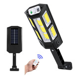 Lámpara Solar Sensor Recargable Ip65 Calle Patio J Suburbana