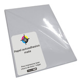 Papel Autoadhesivo A3+ Super A3 Mate 20 Hojas 80 Grs