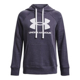 Hoodie Under Armour Rival Flce Logo-azul