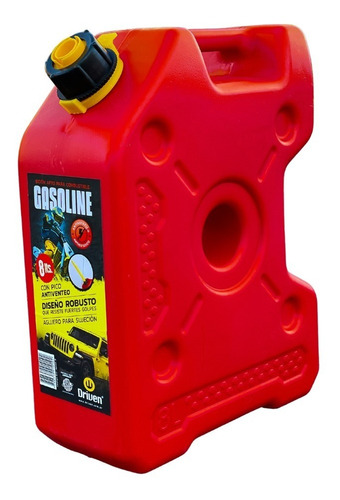 Bidon Combustible Driven 8lts Extrachato Rojo